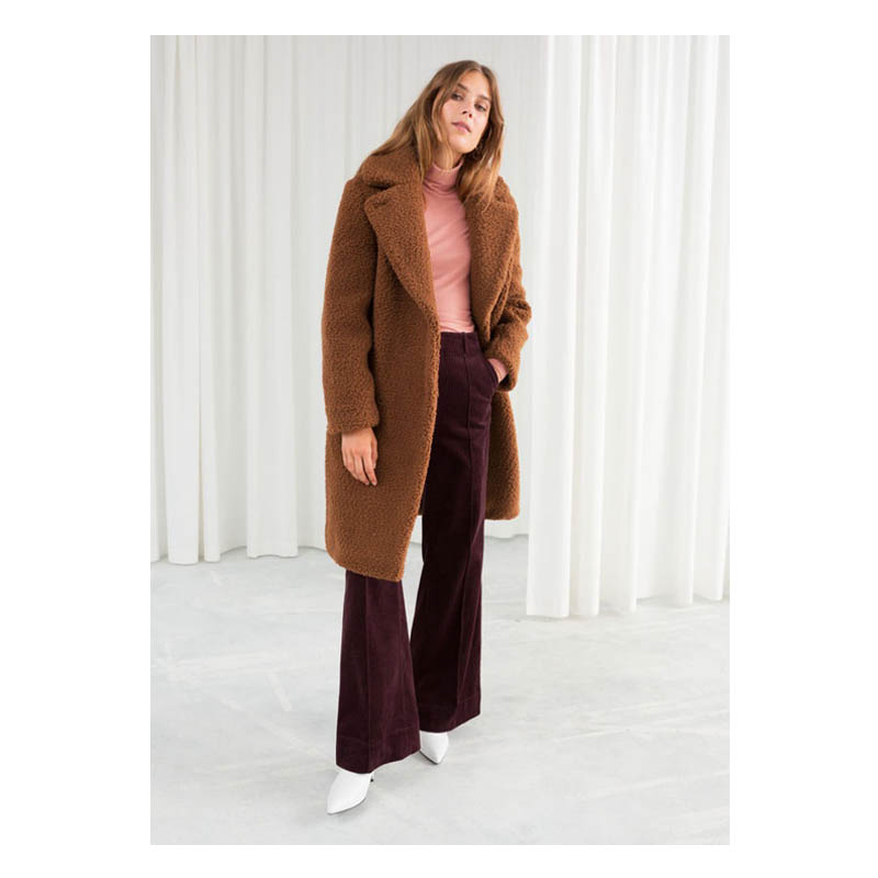 Faux Shearling Teddy Coat &Other Stories