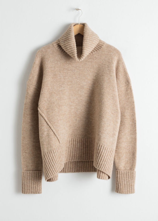 Wool Blend Turtleneck Sweater by: & Other Stories