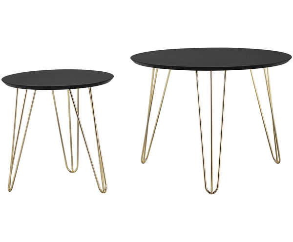 Beistelltische-Set Round, 2-tlg. by: Westwing Home and Living (DE)