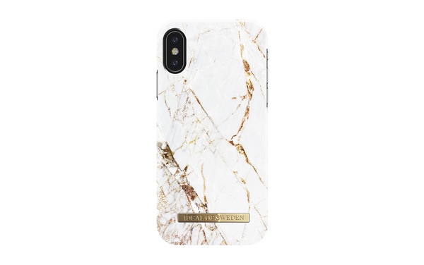 Hülle iPhone X Carrara Gold | iDeal Of Sweden