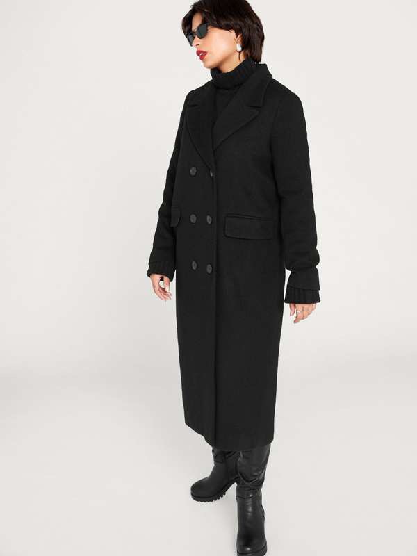 Wollmantel schwarz Edited