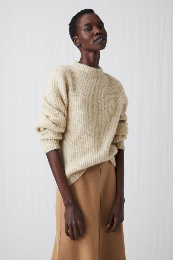 Crew-Neck Fisherman Jumper