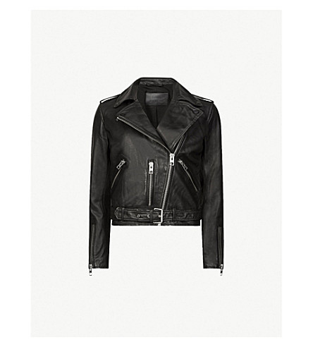 AllSaints Balfern leather biker jacket