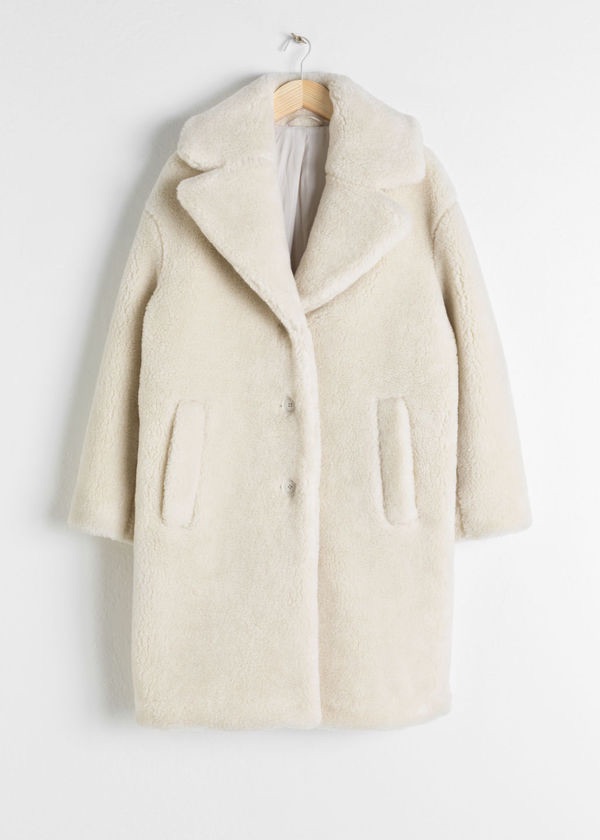 Faux Shearling Coat by: & Other Stories